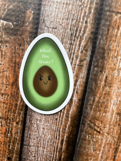 What the Guac Vinyl Sticker