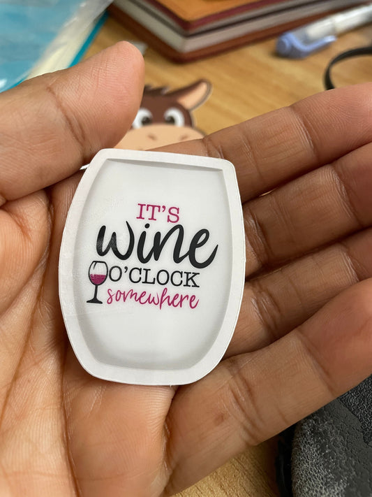 Wine O’Clock Vinyl Sticker
