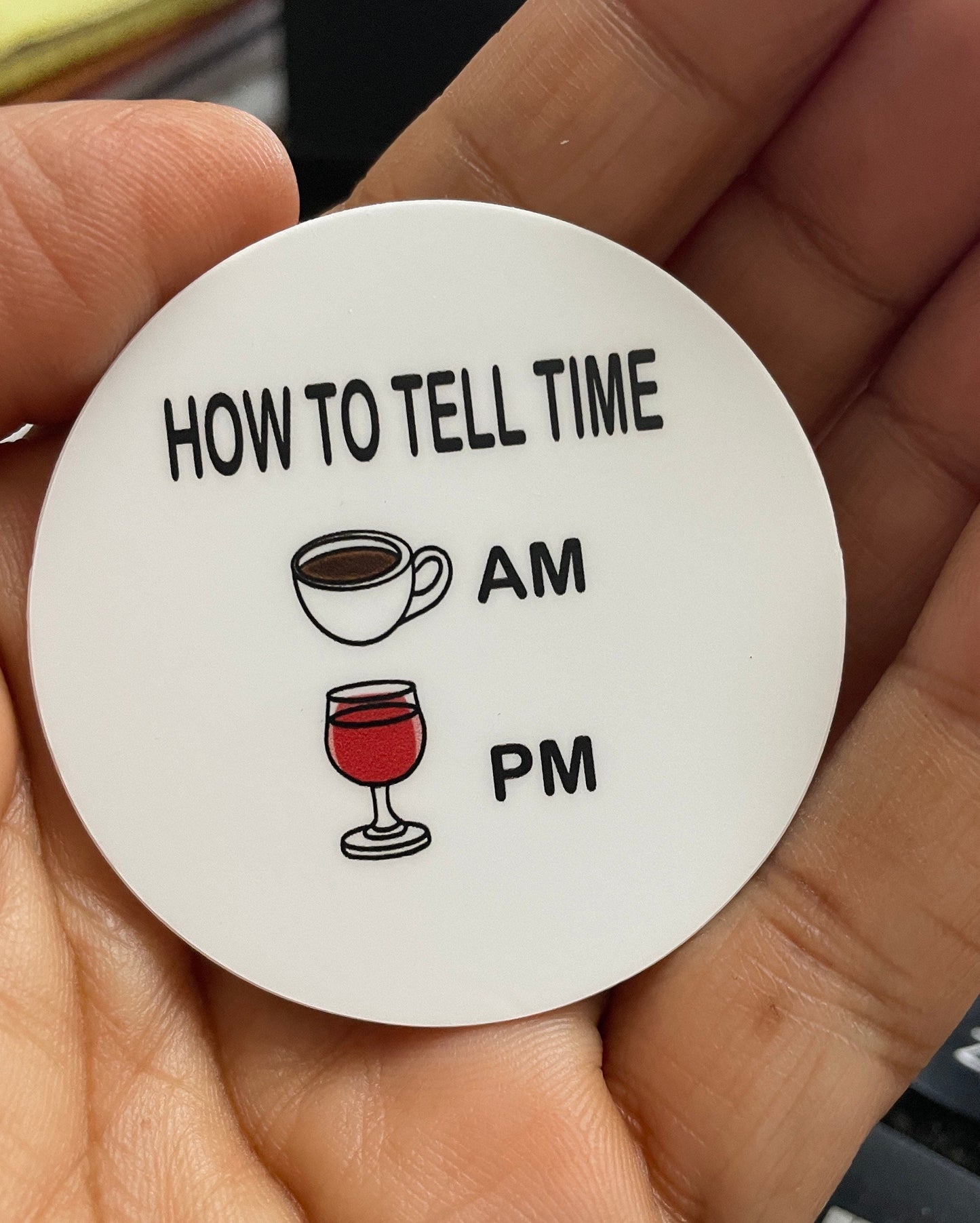 How to Tell Time Vinyl Sticker