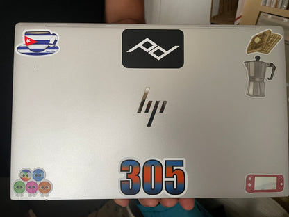 305 Vinyl Sticker (baseball)