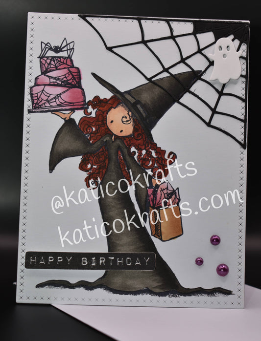 Happy Birthday Witch Card