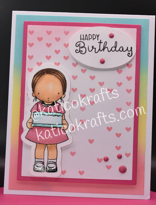 Happy Birthday Cake Card