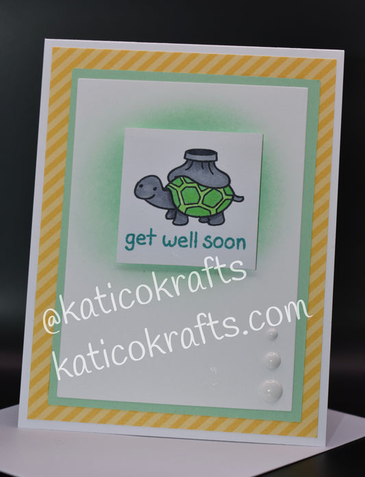 Get Well Soon Turtle Card
