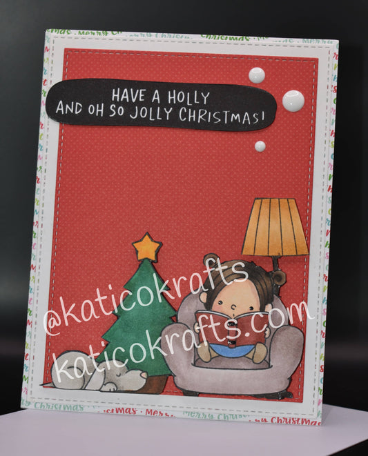 Holly Jolly Christmas Card